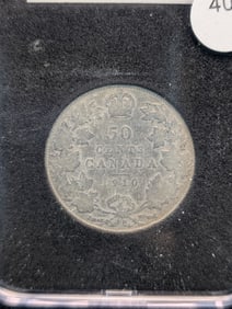 1910 Canada .50 Cents, 92.5% Silver?