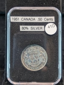1951 Canada .50 Cents, 80% Silver?