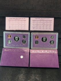 2 - UNC. U.S. Proof Sets, 1992-S & 93-S?