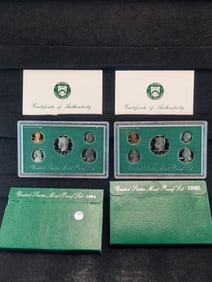 2 - UNC. U.S. Proof Sets, 1994-S & 95-S?