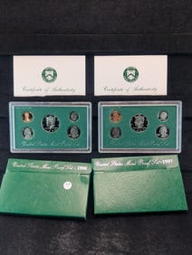 2 - UNC. U.S. Proof Sets, 1996-S & 97-S?
