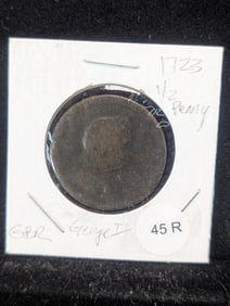 1723 Great Britain - 1/2 penny - George 1
