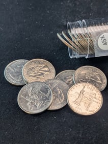Tube Of 2001 P&D New York State Quarters