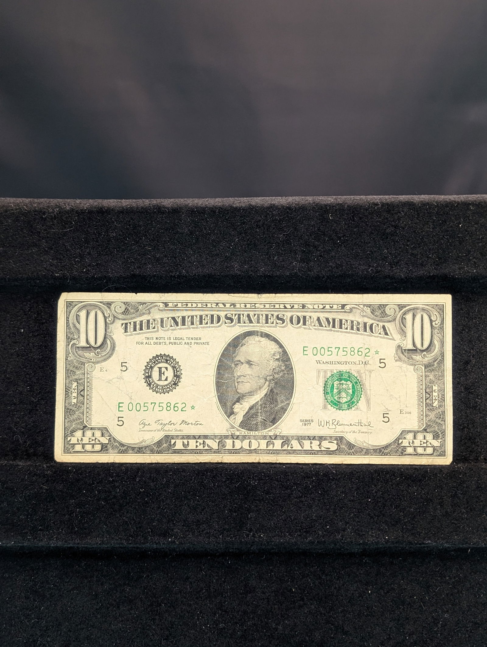 #-2023-E-Richmond 1977-Star Note-$ 10.00-VF? (1 of 3)