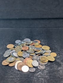 15 Ounces World Coins (Many Proof/Unc) Nearly 100, Unsearched!
