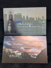 2007-P & D Uncirculated mint set/ OGP box??