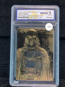 Star Wars, DARTH VADER, 23KT Gold, Sealed, Gem 10 Mint, Limited of 10,000, Darth Vader Edition!