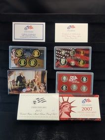 2007-S US Mint Silver Proof Set in OGP W/Coa