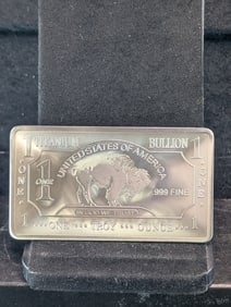 1 Ounce-.999 Pure Titanium-Buffalo Style, BU