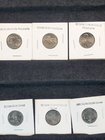 6-Westward Journey Nickels-w/ various Mint marks & Dates?