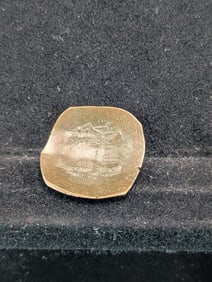 12th-14th Century Byzantine Cup Coin-Medieval coin, over 600 years old!