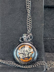 The Famous (Route 66) Pocket Watch, New, Works Perfect!