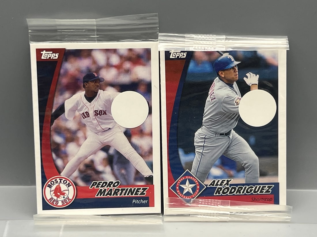 Lot of (2) 2002 Topps Post Cereal Baseball Unopened Cello Packs (1 of 2)