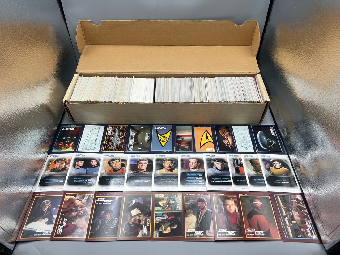 Lot of Assorted 1990s Star Trek Non-Sports Trading Cards - Varying Conditions (1 of 3)
