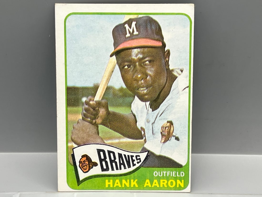 1965 Topps #170 Hank Aaron (HOF) / Braves (1 of 3)
