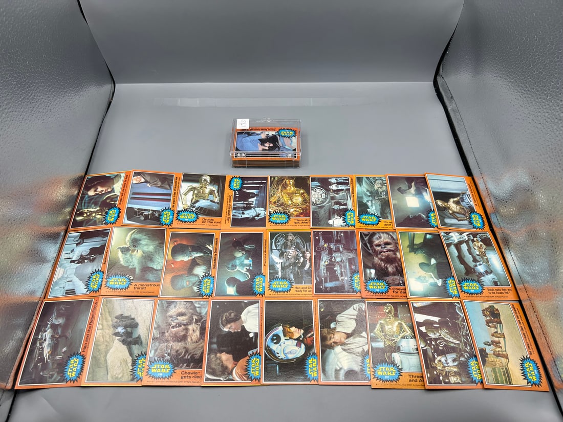 1977 Topps Star Wars Series 5 Near Complete Partial Set - Missing 15 Cards - Varying Conditions (1 of 4)