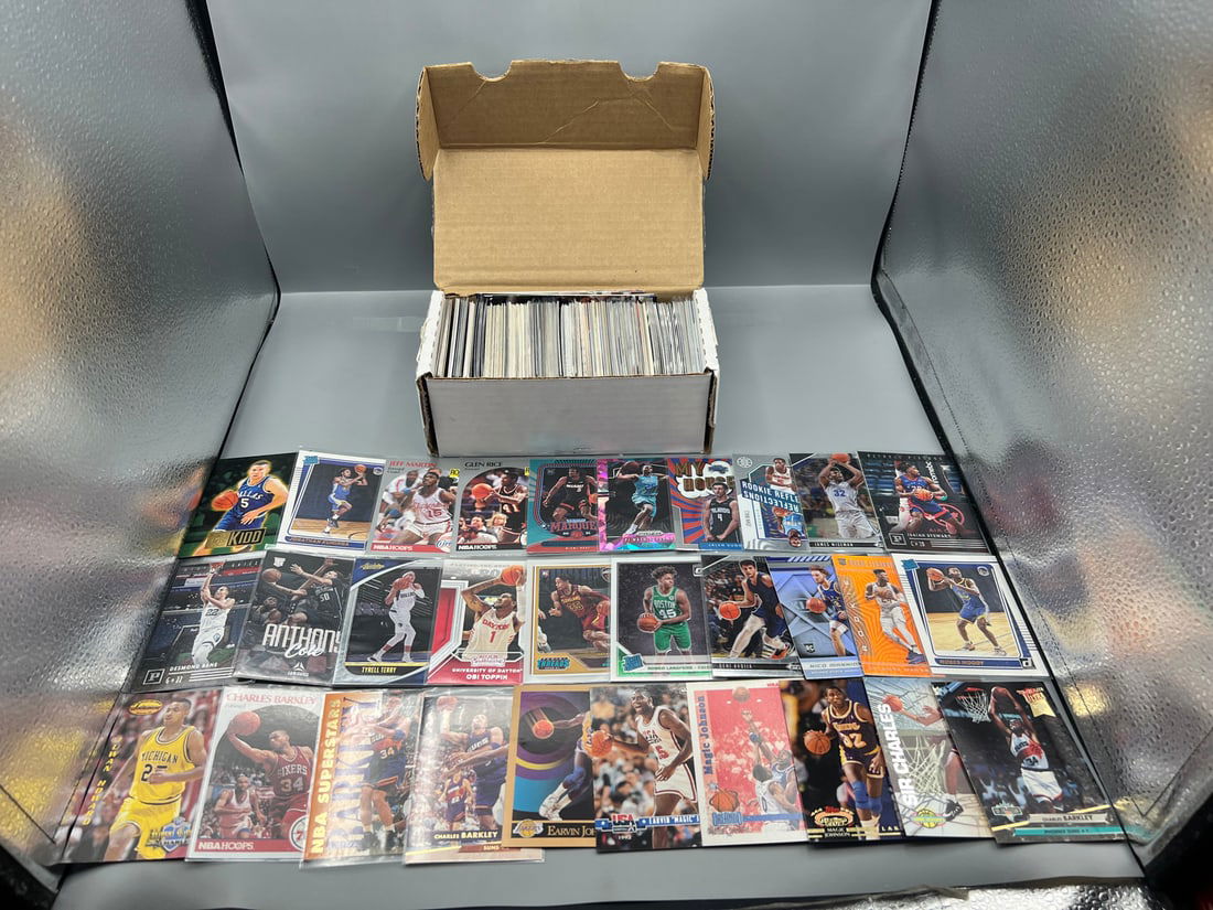 Box of Assorted Basketball Cards W/ Lots of Stars & Rookies - Varying Conditions (1 of 3)