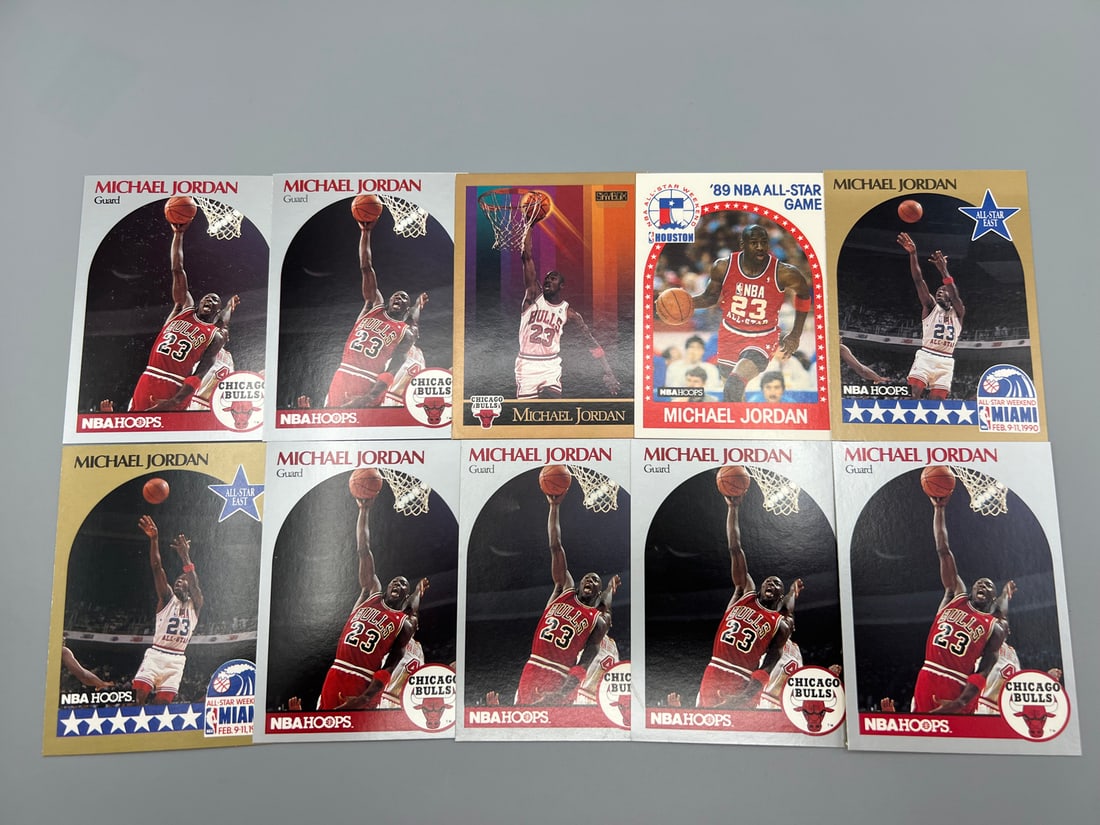 (Lot Of 10) Michael Jordan Cards (1 of 2)