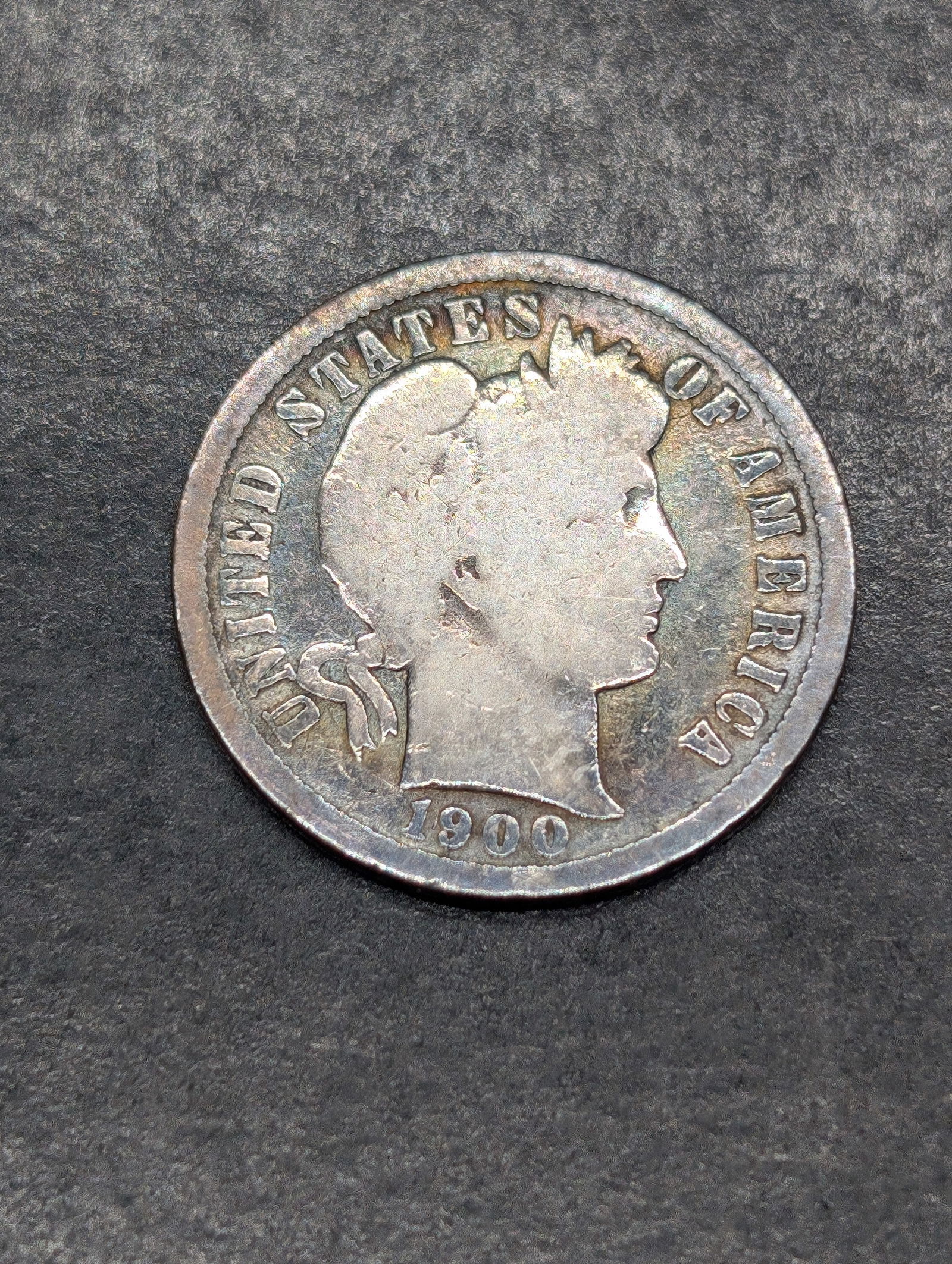 **VG - BETTER DATE** 1900-O Barber Silver Dime (1 of 2)