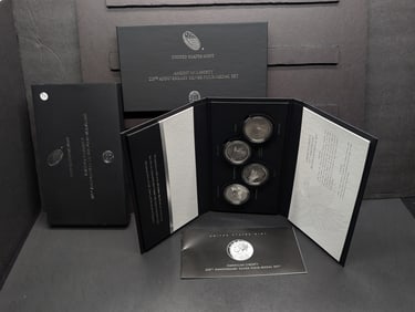 2017-W Enhanced Uncirculated, P-Reverse Proof, D-Uncirculated & S -Proof, 225th Anniversary Silver
