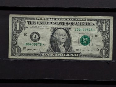 2017 One Dollar F.R. Star Note w/Lower S.N.