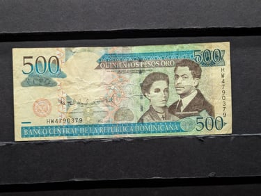 ANO 2010-500 Quinientos Pesos Banco Central DE LA Republica Dominicana