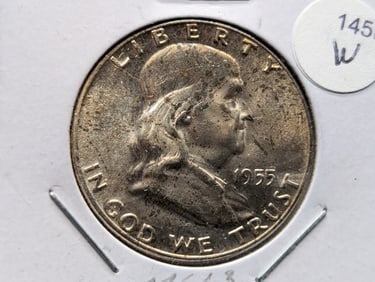 1955 Franklin Half Dollar MS