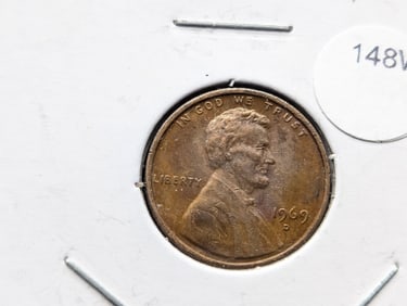 1969-D Lincoln Memorial Cent VF