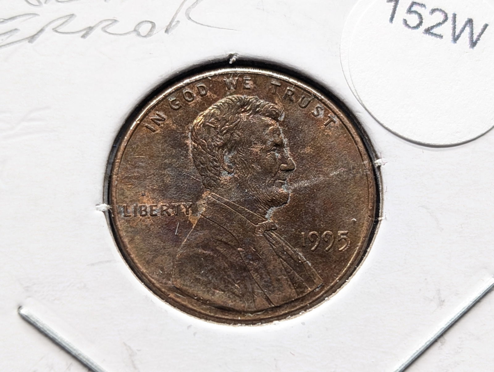 1995 Lincoln Memorial Cent-Offset Error T-4 (1 of 3)