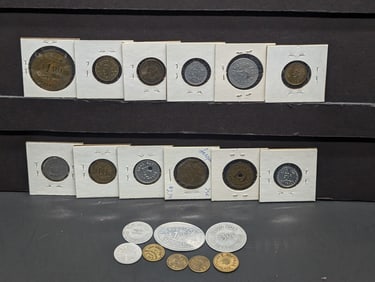 Grab Bag of Various Vintage U.S. Tokens