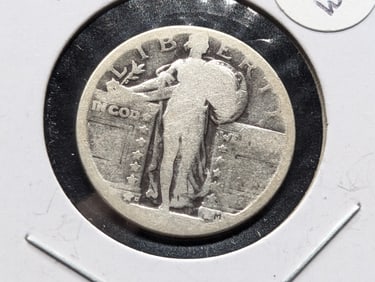 No Date Standing Liberty Quarter 90% Silver