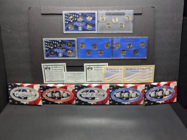 2001-2005 San Francisco, Denver & Philadelphia Mint Statehood Quarter Collection (5 PCS)