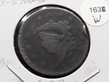 1817 Coronet Head U.S. Large Cent 13 Stars AG