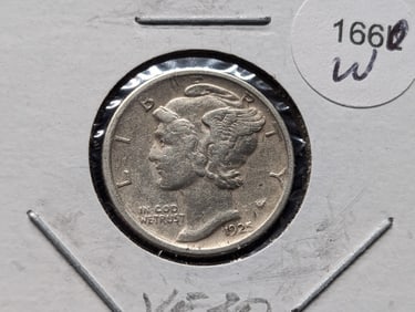 1925-S Mercury Dime VF
