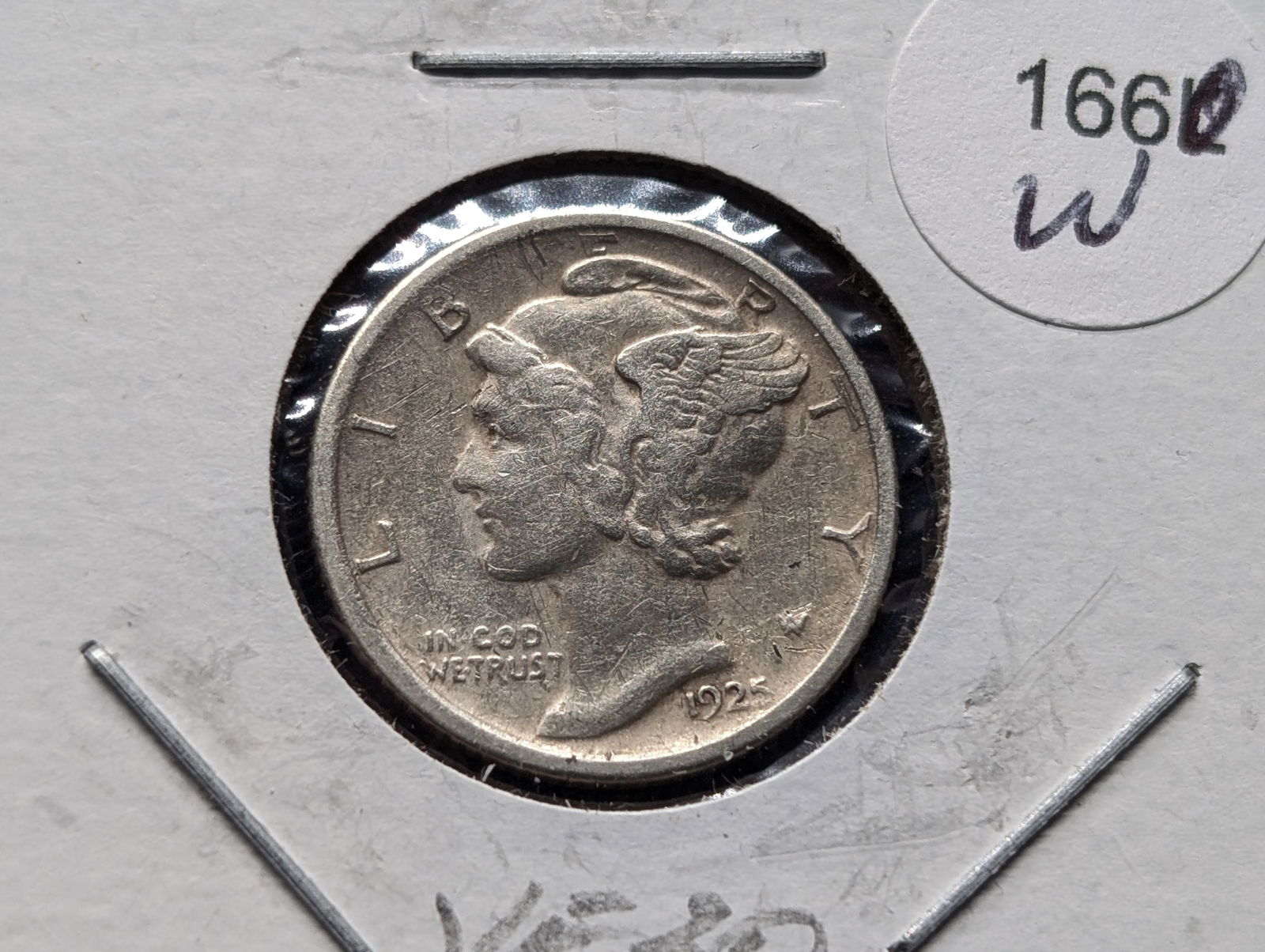 1925-S Mercury Dime VF (1 of 3)