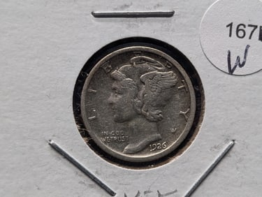 1926-S Mercury Dime VF