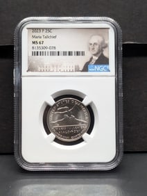 2023-P Maria Tallchief Quarter - NGC MS67