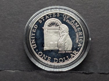 1992-W PROOF The White House 200th Anniv. Commem Silver Dollar in OGP w/ COA