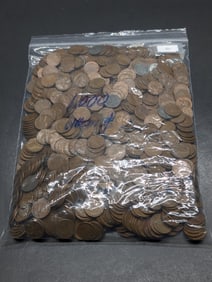 Bag of 1,000 Lincoln Wheat Cents