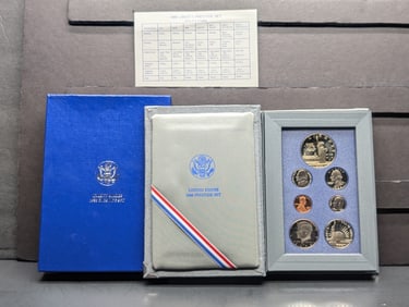 1986-S U.S. Mint Prestige Set in OGP w/ COA - Statue of Liberty