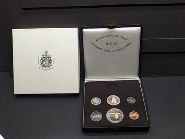 1967 Royal Canadian Mint Ottawa Centennial Proof Set in OGP (Missing $20 Coin)