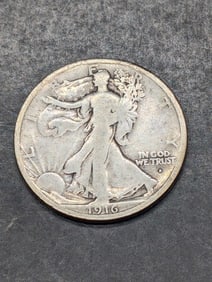 **GOOD/VG** 1916-D Walking Liberty Half Dollar