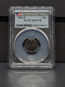 2023-P Roosevelt Dime - PCGS MS67 FB *Advanced Release*