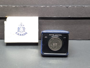 1971 Canadian Dollar 100th Anniv. of the Accession of British Columbia in OGP