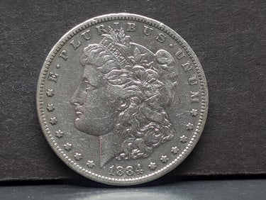 1884-S Morgan Silver Dollar **XF+**
