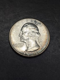 **GEM BU** 1934 Washington Silver Quarter