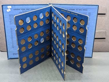 HUGE!! Lincoln Cent Collection in Whitman Album Including Lots of Key Dates - Almost Full!!
