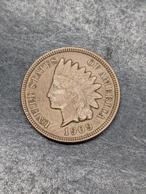 **AU** 1909 Indian Head Cent