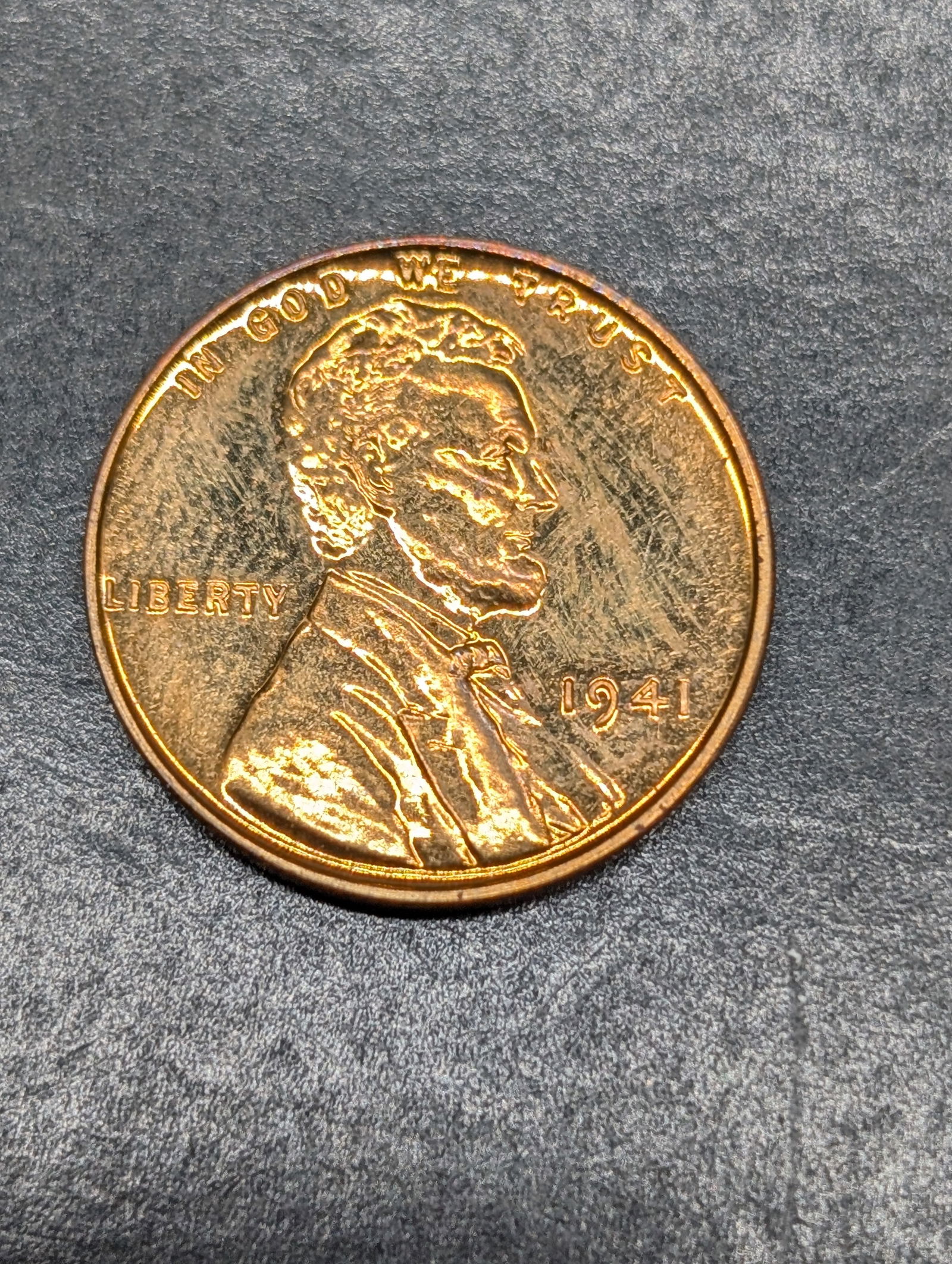 1941 Lincoln Wheat Cent - BRIGHT - GEM PROOF (1 of 2)