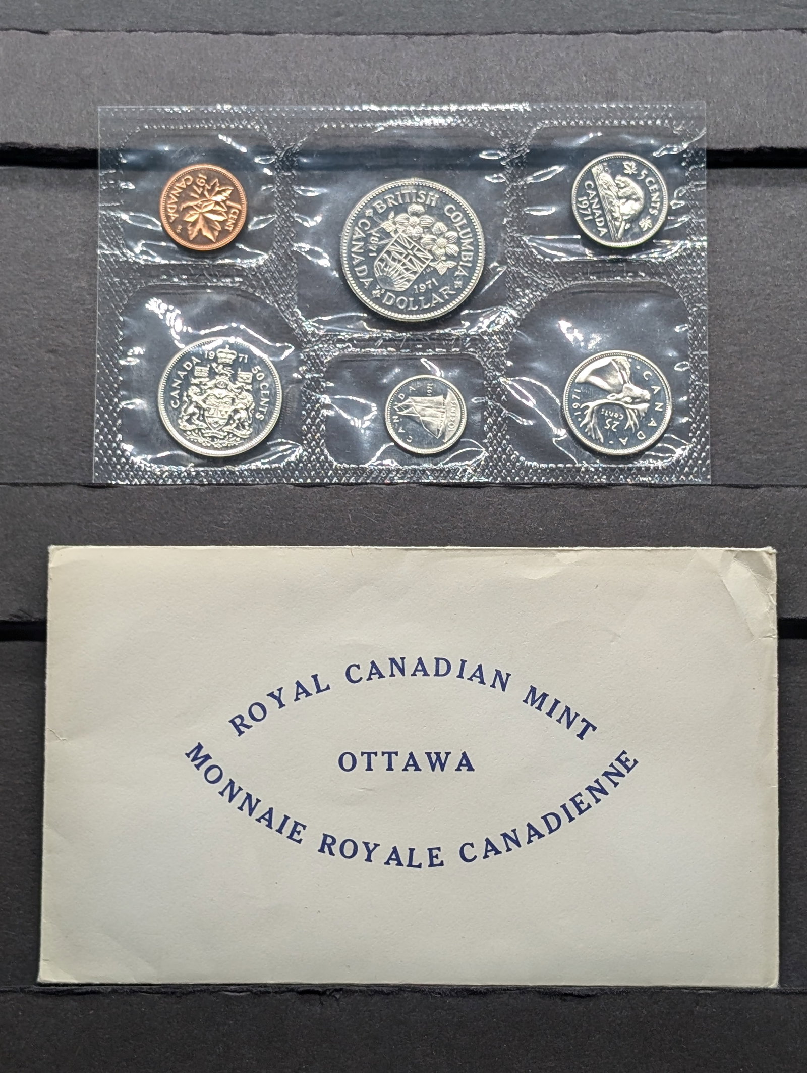 1971 Royal Canadian Mint Ottawa Proof Set in OGP: 1971 Royal Canadian Mint Ottawa Proof Set in OGP